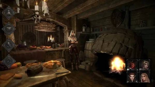 Иллюстрация уровня Dungeon Of Dragon Knight с деталями окружения