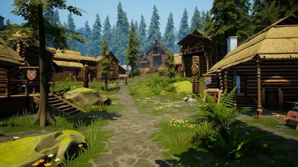 Иллюстрация уровня Elder Legacy с деталями окружения