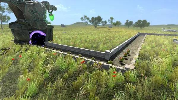 Иллюстрация уровня Elemental War с деталями окружения