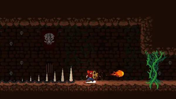 Иллюстрация уровня Emberbane с деталями окружения