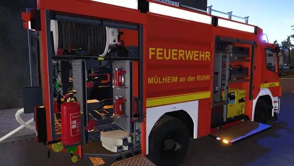 Иллюстрация уровня Emergency Call 112 – The Fire Fighting Simulation 2 с деталями окружения