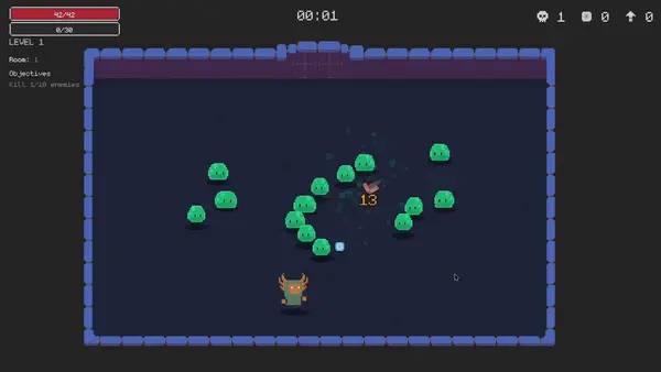 Иллюстрация уровня Endless waves survival с деталями окружения