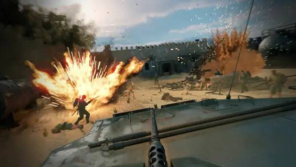 Иллюстрация уровня Enlisted  Reinforced с деталями окружения