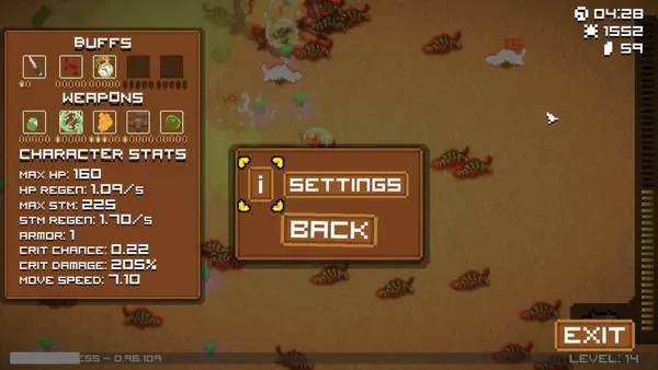 Иллюстрация уровня Entomophobia с деталями окружения