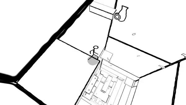 Иллюстрация уровня Eraser с деталями окружения