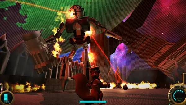 Иллюстрация уровня Escape From BioStation с деталями окружения