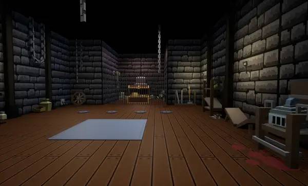 Иллюстрация уровня Escape from Skull Dungeon с деталями окружения