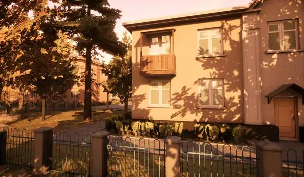 Иллюстрация уровня Escape from the 70's с деталями окружения