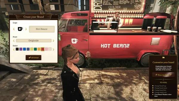 Иллюстрация уровня Espresso Tycoon с деталями окружения