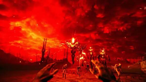 Иллюстрация уровня ETERNAL BLOOD с деталями окружения