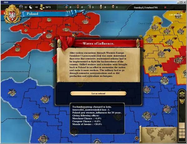 Иллюстрация уровня Europa Universalis 3 Complete с деталями окружения