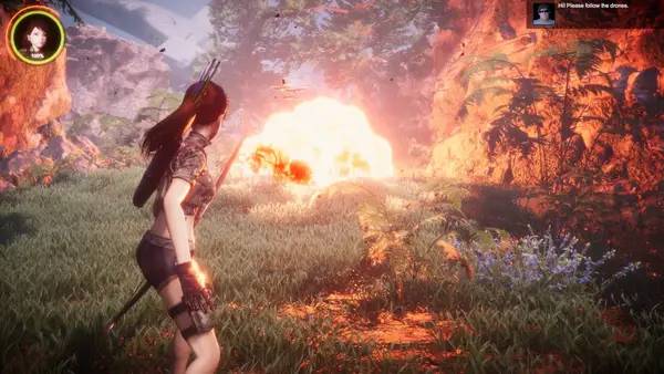 Иллюстрация уровня Exotic с деталями окружения