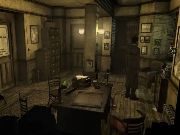 Иллюстрация уровня Face Noir с деталями окружения