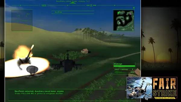 Иллюстрация уровня Fair Strike с деталями окружения