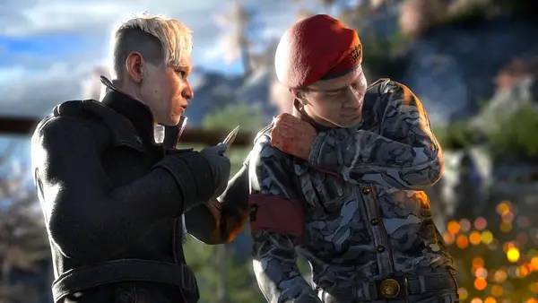 Иллюстрация уровня Far Cry 4 с деталями окружения