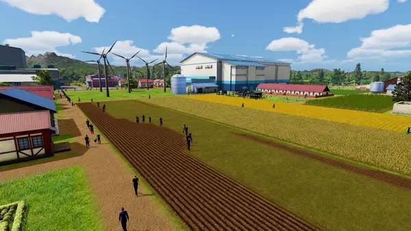 Иллюстрация уровня Farm Manager 2018 с деталями окружения