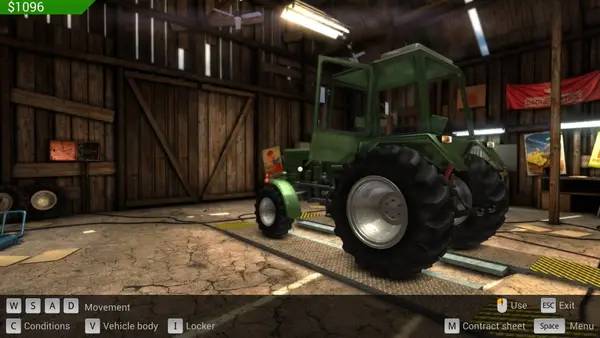 Иллюстрация уровня Farm Mechanic Simulator 2015 с деталями окружения
