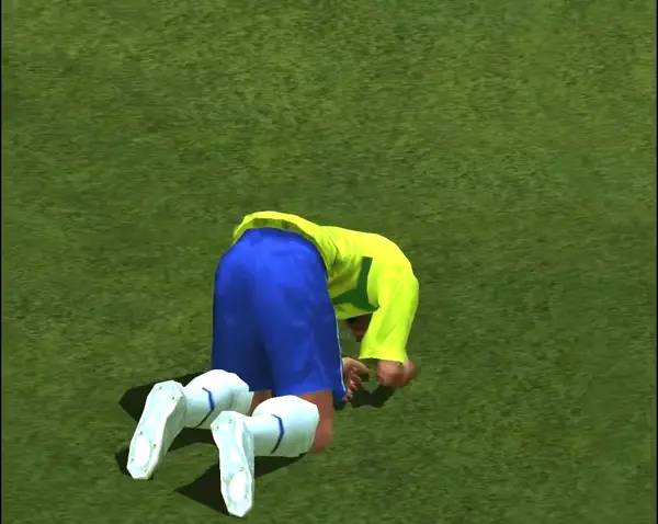 Иллюстрация уровня FIFA Football 2004 с деталями окружения