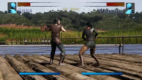 Иллюстрация уровня Fighters' Glory с деталями окружения