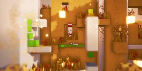 Иллюстрация уровня Finding summer с деталями окружения