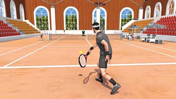 Иллюстрация уровня First Person Tennis - The Real Tennis Simulator с деталями окружения