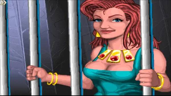 Иллюстрация уровня Flight of the Amazon Queen  25th Anniversary Edition с деталями окружения