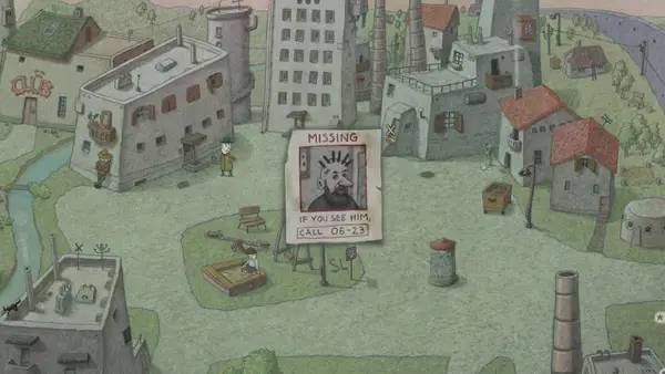 Иллюстрация уровня Follow the meaning с деталями окружения