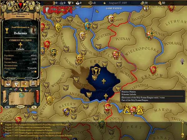 Иллюстрация уровня For the Glory  A Europa Universalis Game с деталями окружения