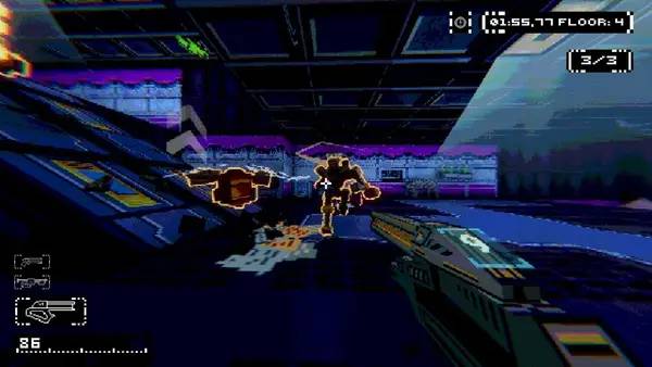 Иллюстрация уровня Force Reboot с деталями окружения