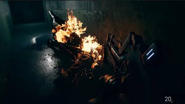 Иллюстрация уровня Fossilfuel 2 с деталями окружения