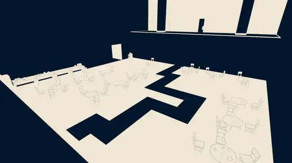 Иллюстрация уровня Frame of Mind с деталями окружения