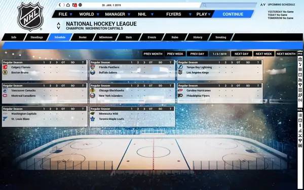 Иллюстрация уровня Franchise Hockey Manager 5 с деталями окружения