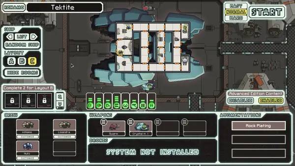 Иллюстрация уровня FTL Faster Than Light с деталями окружения