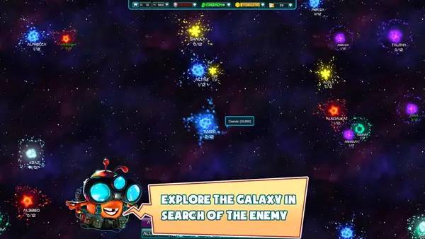 Иллюстрация уровня Galaxy Life с деталями окружения