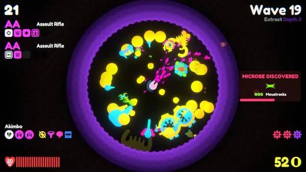 Иллюстрация уровня Genome Guardian с деталями окружения