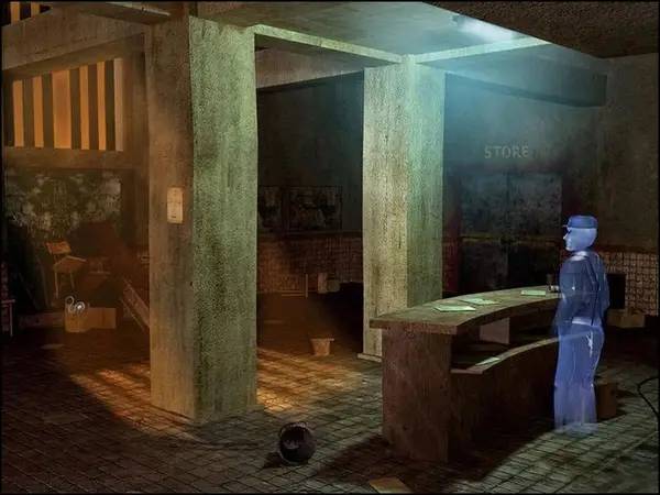 Иллюстрация уровня Ghost in the Sheet - Территория призрака с деталями окружения