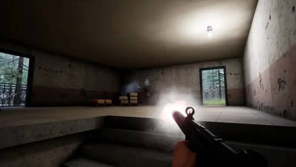 Иллюстрация уровня Ghost Platoon с деталями окружения