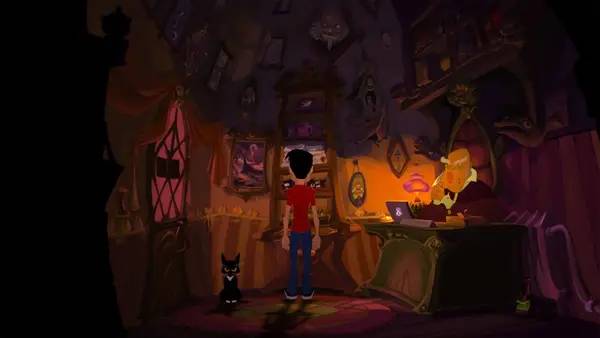 Иллюстрация уровня Gibbous - A Cthulhu Adventure с деталями окружения