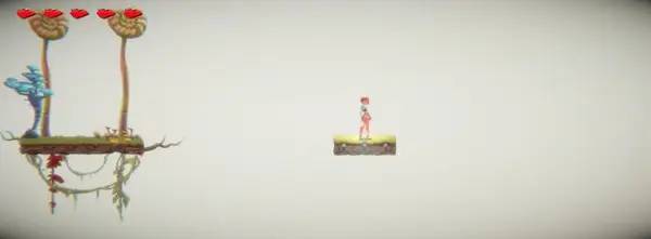 Иллюстрация уровня Gjana's World с деталями окружения