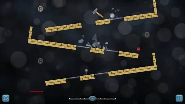 Иллюстрация уровня GlassSmash 2 с деталями окружения