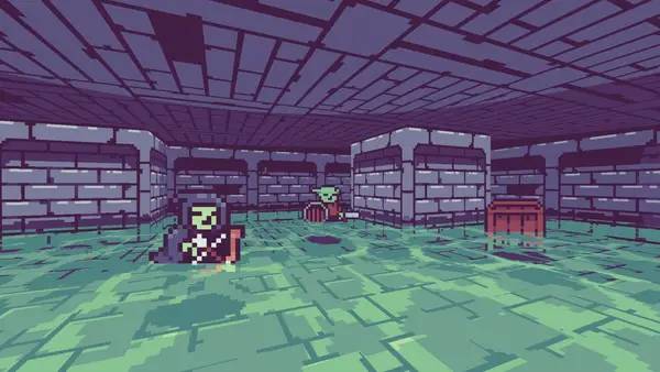 Иллюстрация уровня Gloomgrave с деталями окружения