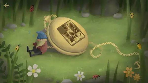 Иллюстрация уровня Gnomdom с деталями окружения