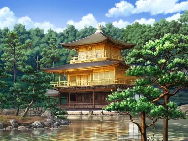 Иллюстрация уровня Go! Go! Nippon! ~My First Trip to Japan~ с деталями окружения