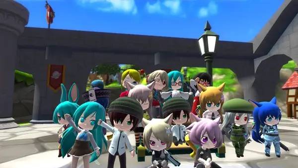 Иллюстрация уровня GOCCO OF WAR с деталями окружения