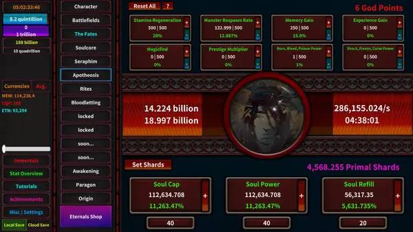 Иллюстрация уровня Godsbane Idle с деталями окружения