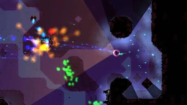 Иллюстрация уровня Good Robot с деталями окружения