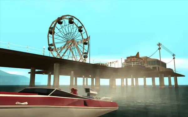 Иллюстрация уровня Grand Theft Auto  San Andreas - Graphic mod ENB с деталями окружения