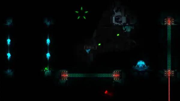 Иллюстрация уровня Gravitators с деталями окружения