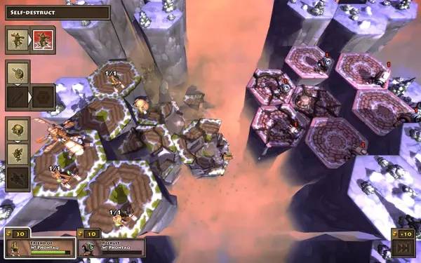 Иллюстрация уровня Greed Corp с деталями окружения