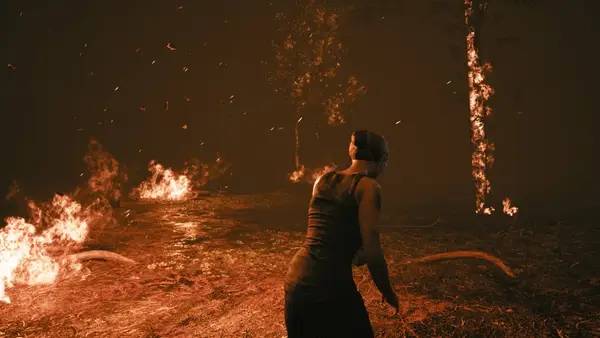 Иллюстрация уровня Grey Skies  A War of the Worlds Story с деталями окружения